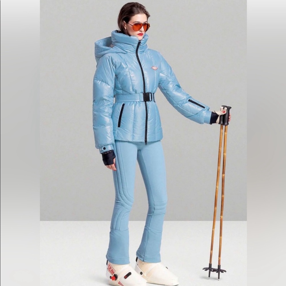 Cordova Monterosa Ski Jacket and Wildcat Pants set Medium Storm blue MSRP $1930